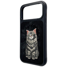 Заредете изображение във визуализатора на галерията – NIMMY case LUCKY FASHION CAT compatible with MagSafe for IPHONE 18 Pro/17 Pro black
