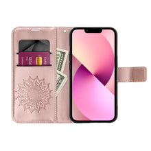 Заредете изображение във визуализатора на галерията – MEZZO Book case for MOTOROLA G56 mandala rose gold

