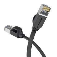 Заредете изображение във визуализатора на галерията – Baseus High Speed ​​flat Ethernet CAT6 RJ45 network cable 0.5m - black
