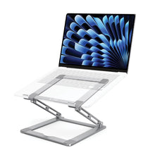 Заредете изображение във визуализатора на галерията – Tech-Protect ULS400 universal extendable stand for a laptop up to 17" - gray
