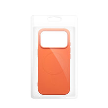 Заредете изображение във визуализатора на галерията – Case for iPhone 18 Pro / 17 Pro Silicone Mag Cover compatible with MagSafe (big hole) orange
