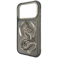 Заредете изображение във визуализатора на галерията – NIMMY case MAGNETIC FANTASY ANIMAL DRAGON compatible with MagSafe for IPHONE 18 Pro Max/17 Pro Max grey
