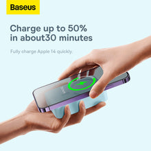 Заредете изображение във визуализатора на галерията – Baseus Magnetic Mini 20000 mAh 20W Powerbank - blue + USB-C / USB-C cable
