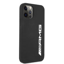Заредете изображение във визуализатора на галерията – AMG Silicone Big Logo case for iPhone 12 Pro Max - black
