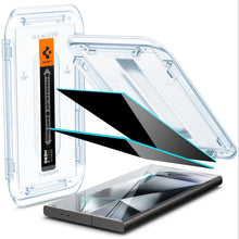Заредете изображение във визуализатора на галерията – Spigen Glas.tR EZ Fit Privacy Tempered Glass for Samsung Galaxy S24 Ultra - 2 pcs.
