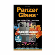 Заредете изображение във визуализатора на галерията – PanzerGlass ClearCase antibacterial case for iPhone 12 / 12 Pro - transparent and black
