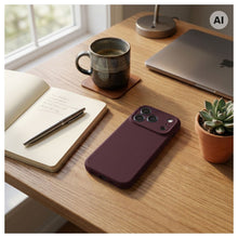 Заредете изображение във визуализатора на галерията – Case for iPhone 18 Pro / 17 Pro Forcell F-Protect Rubber Premium compatible with MagSafe dark cherry
