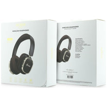 Заредете изображение във визуализатора на галерията – Wireless headphones Guess ENC Rectangle Metal Script brown
