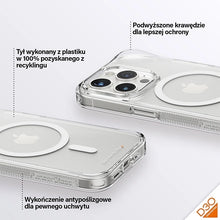 Заредете изображение във визуализатора на галерията – PanzerGlass HardCase with MagSafe with D3O and Military Grade Certified for iPhone 15 Pro - Transparent
