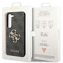 Заредете изображение във визуализатора на галерията – Original Case GUESS - hardcase 4G Big Metal Logo GUHCSA354GMGGR for Samsung Galaxy A35 black
