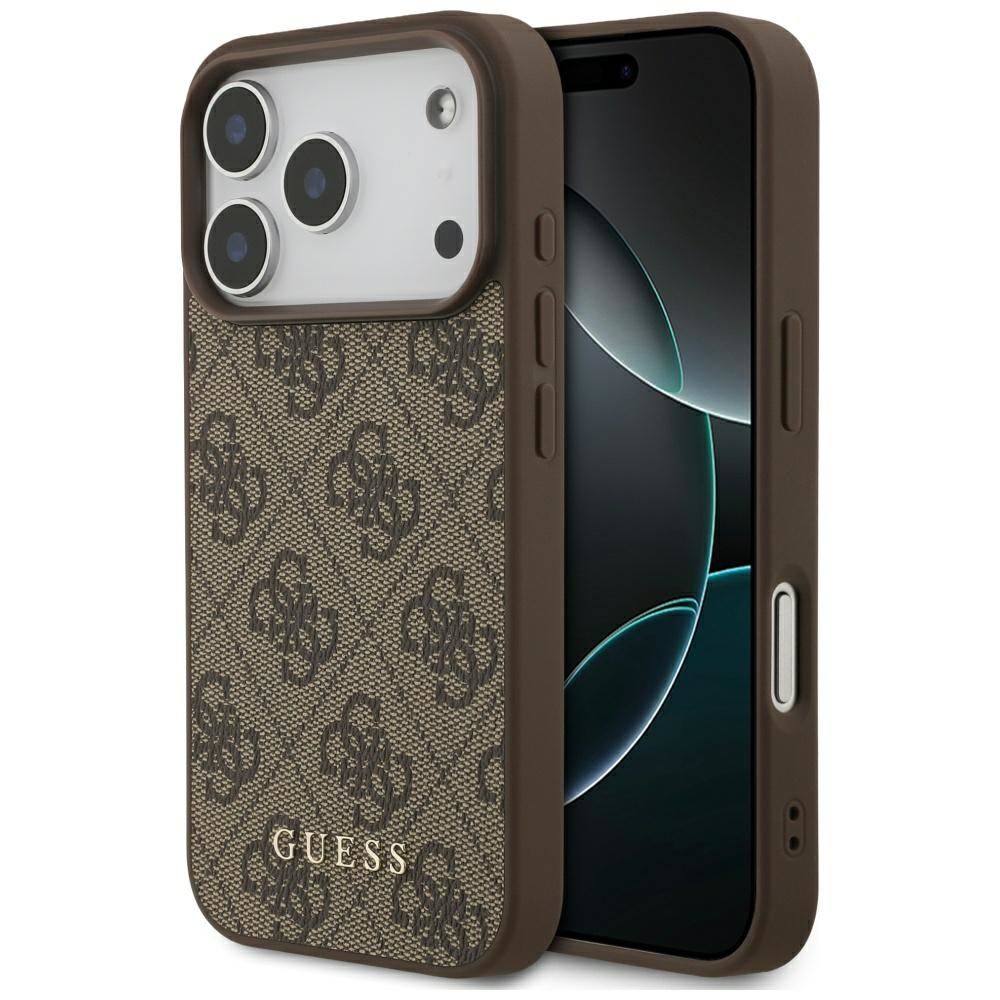 GUESS case for IPHONE 17 Pro GUHCP17LG4GFBR (PU 4G Classic) brown