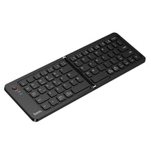 Заредете изображение във визуализатора на галерията – Wireless keyboard folded QWERTY Hoco GM71 black
