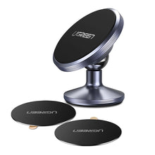 Заредете изображение във визуализатора на галерията – Ugreen LP117 60316 magnetic car phone holder on the dashboard - black
