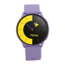 Заредете изображение във визуализатора на галерията – Smartwatch TITMO O-200 (GPS, AMOLED, bluetooth call, silicone strap) lavender
