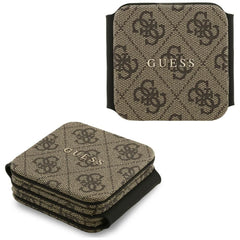 Wireless charger 3in1 compatible with MagSafe 15W GUESS GUE005640 brown
