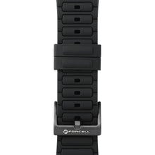 Заредете изображение във визуализатора на галерията – FORCELL F-DESIGN FA06 silicone strap for APPLE Watch 38 / 40 / 41 mm black
