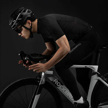Заредете изображение във визуализатора на галерията – Rockbros 15120002006 short sleeve cycling jersey XXXL - black
