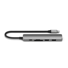 Заредете изображение във визуализатора на галерията – SATECHI adapter HUB 6in1 Type C ST-P6SM space gray
