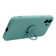 Заредете изображение във визуализатора на галерията – SILICONE RING case for IPHONE 17 green
