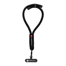 Заредете изображение във визуализатора на галерията – FORCELL F-DESIGN R10X40 wrist phone lanyard with adjustable length (max 20cm in the loop) black
