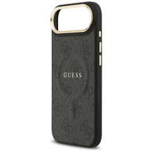 Заредете изображение във визуализатора на галерията – GUESS case for IPHONE 17 Air compatible with MagSafe GUHMP17MP4MSEGCK (PU 4G W/ Classic) black
