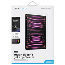Заредете изображение във визуализатора на галерията – Uniq Optix Clear tempered glass with applicator for iPad Air 11" 2024
