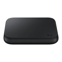 Заредете изображение във визуализатора на галерията – Samsung Duo Pad inductive charger with EP-P1300TBEGEU Qi 9W wall charger - black

