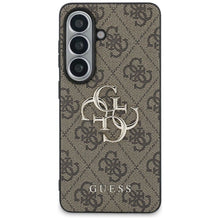 Заредете изображение във визуализатора на галерията – GUESS case for SAMSUNG S26 GUHCS26S4GMGBR (4G Big Metal Logo) brown
