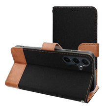 Заредете изображение във визуализатора на галерията – JEANS Book for SAMSUNG S25 Edge black
