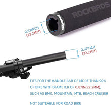 Заредете изображение във визуализатора на галерията – Rockbros BT1001BKBK sponge bicycle handlebar grips - black
