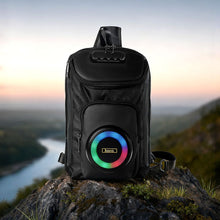 Заредете изображение във визуализатора на галерията – Speaker bluetooth 8W 3h backpack shape 6L Hoco HC42 black
