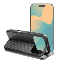 Заредете изображение във визуализатора на галерията – Flip case for iPhone 17 PRO MAX Cubic Book black
