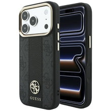 Заредете изображение във визуализатора на галерията – Case for IPHONE 18 Pro Max/17 Pro max compatible with MagSafe (Stripe Round and Classic Logos 4G) black
