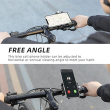 Заредете изображение във визуализатора на галерията – Rockbros 699-BK Aluminum Alloy Bicycle Phone Holder - Black

