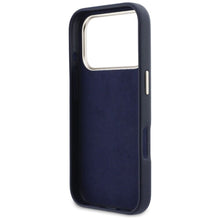 Заредете изображение във визуализатора на галерията – GUESS case for IPHONE 17 Pro Max GUHCP17X5PS4RGGB (PU FW Resin Logo) blue
