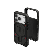 Заредете изображение във визуализатора на галерията – UAG Urban Armor Gear case MONARCH PRO compatible with MagSafe for IPHONE 17 Pro kevlar black
