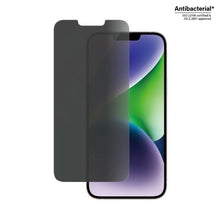 Заредете изображение във визуализатора на галерията – PanzerGlass Classic Fit Privacy Antibacterial Glass for iPhone 14 Plus/13 Pro Max
