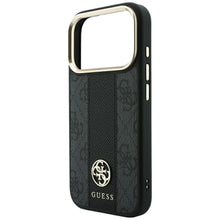 Заредете изображение във визуализатора на галерията – Case for IPHONE 18 Pro/17 Pro compatible with MagSafe (Stripe Round and Classic Logos 4G) black
