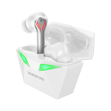 Заредете изображение във визуализатора на галерията – Borofone TWS Bluetooth Earphones BW24 Magic Waves White
