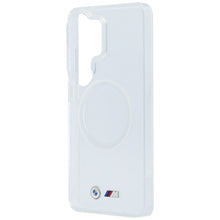 Заредете изображение във визуализатора на галерията – BMW case for SAMSUNG S26 Ultra BMHMS26L25HSMLKT (Magnetic IML Shockproof W/ Metal Logos) transparent
