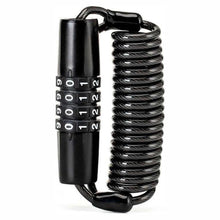 Заредете изображение във визуализатора на галерията – Rockbros T609 bicycle lock with 1.5 m combination - black
