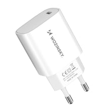 Заредете изображение във визуализатора на галерията – Wozinsky WGWCCW 20W USB-C wall charger - white

