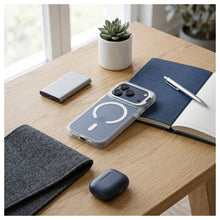 Заредете изображение във визуализатора на галерията – Case for iPhone 18 Pro Max / 17 Pro Max Forcell F-Protect Shadow Stand Premium compatible with MagSafe silver
