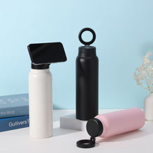 Заредете изображение във визуализатора на галерията – Magnetic holder compatible with MagSafe with 750ml container pink
