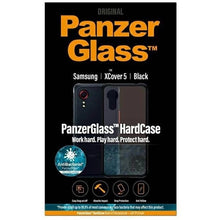 Заредете изображение във визуализатора на галерията – PanzerGlass HardCase case for Samsung Galaxy XCover 5 - transparent and black
