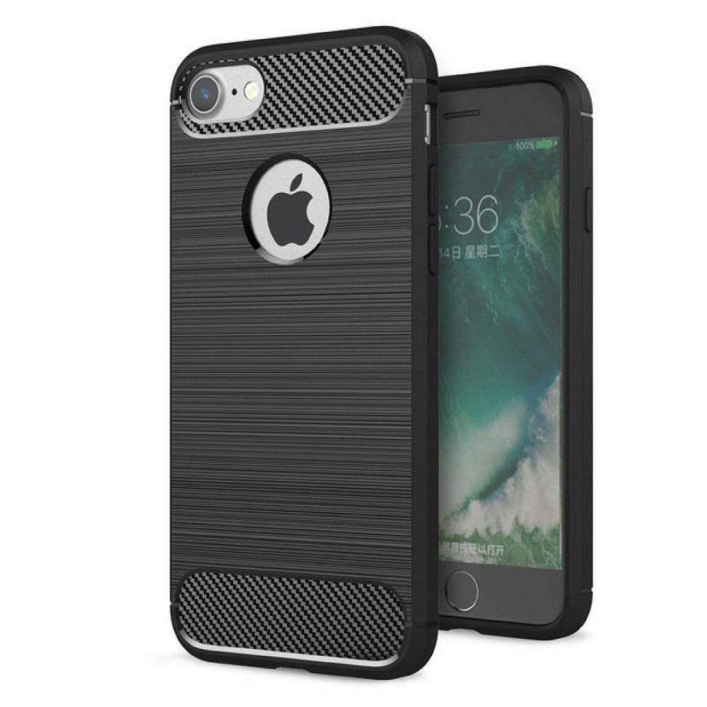 Гръб CARBON за IPHONE 6/6S черен