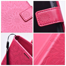 Заредете изображение във визуализатора на галерията – MEZZO Book case for MOTOROLA G06 mandala magenta
