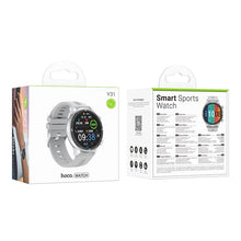 Заредете изображение във визуализатора на галерията – Smartwatch Hoco 1,46" TFT IP67 with call function Y31 silver
