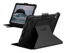 Заредете изображение във визуализатора на галерията – UAG Metropolis case for iPad 10.9" 10th generation with Apple Pencil holder - black
