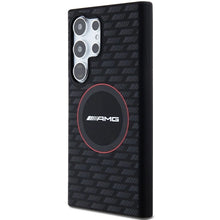 Заредете изображение във визуализатора на галерията – AMG Silicone Carbon Pattern MagSafe case for Samsung Galaxy S24 Ultra - black
